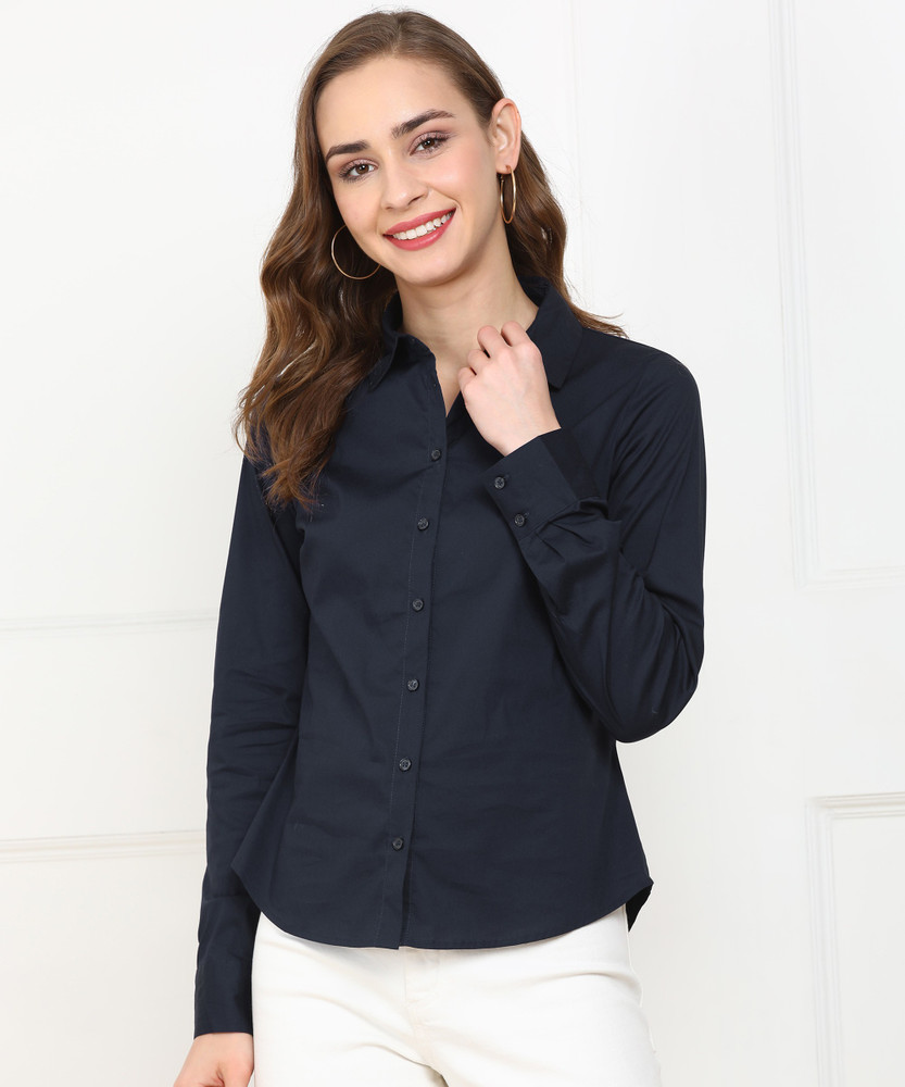 navy blue blouse forever 21