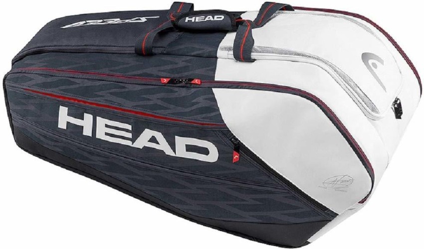 Head Core 6R Combi Tennis Kit Bag, Grey/Neon Yellow – Prokicksports