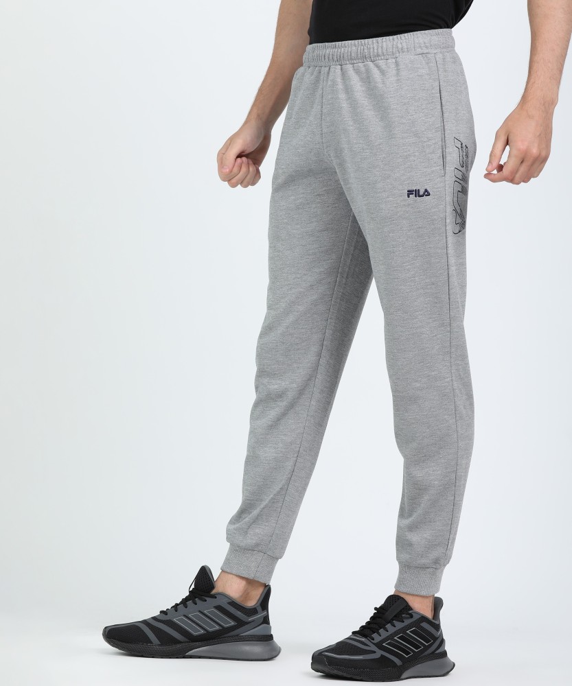 FILA Printed Men Grey Track Pants Buy FILA Printed Men Grey