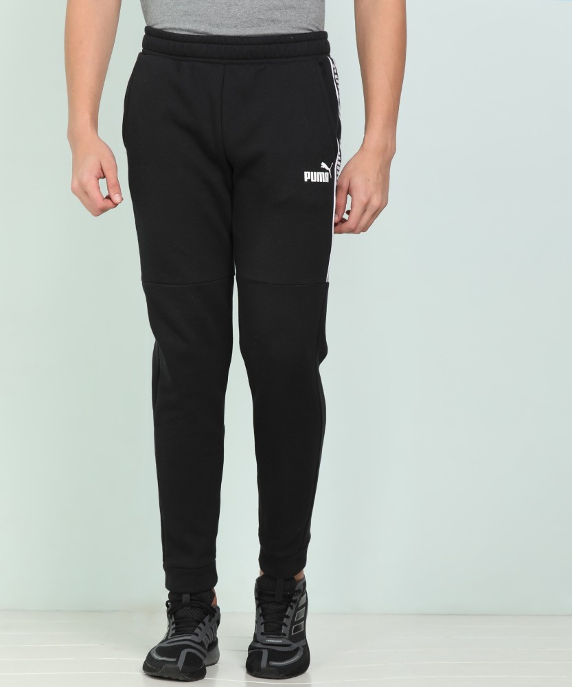 PUMA Solid Men Black Track Pants - Buy PUMA Solid Men Black Track Pants  Online at Best Prices in India