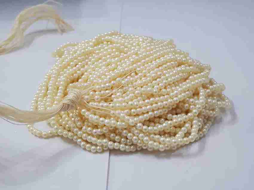 4000pcs 4mm White Pearl Craft Beads for Jewelry Guinea