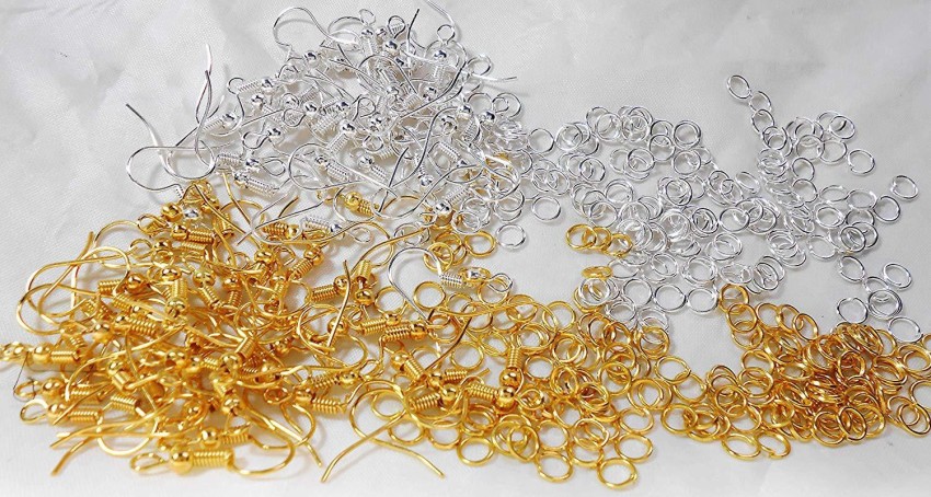 AN Sunshine Jewellery Making Combo Of Earring Hooks (50 Pcs Each) & Free  Jump Rings - Jewellery Making Combo Of Earring Hooks (50 Pcs Each) & Free  Jump Rings . shop for AN Sunshine products in India.