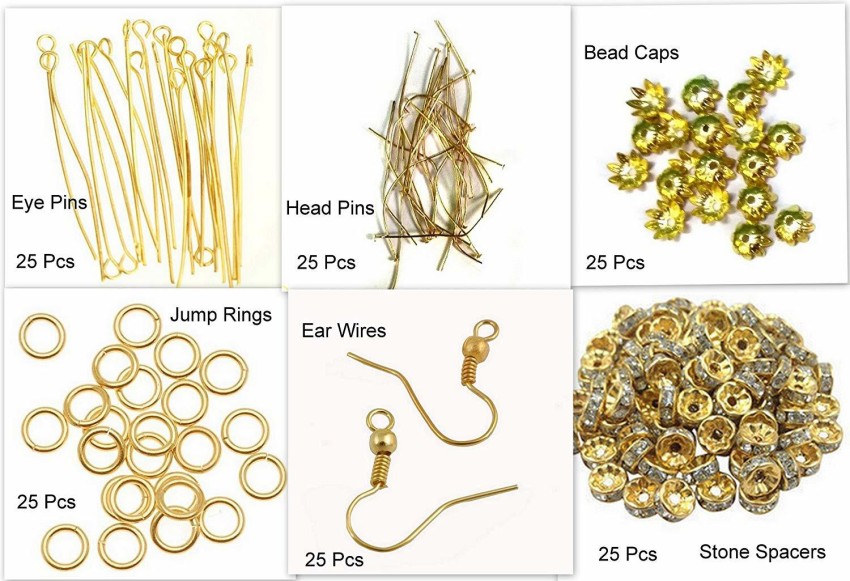 AN Sunshine Jewellery Making Earring Hooks (100 Pcs) - Jewellery