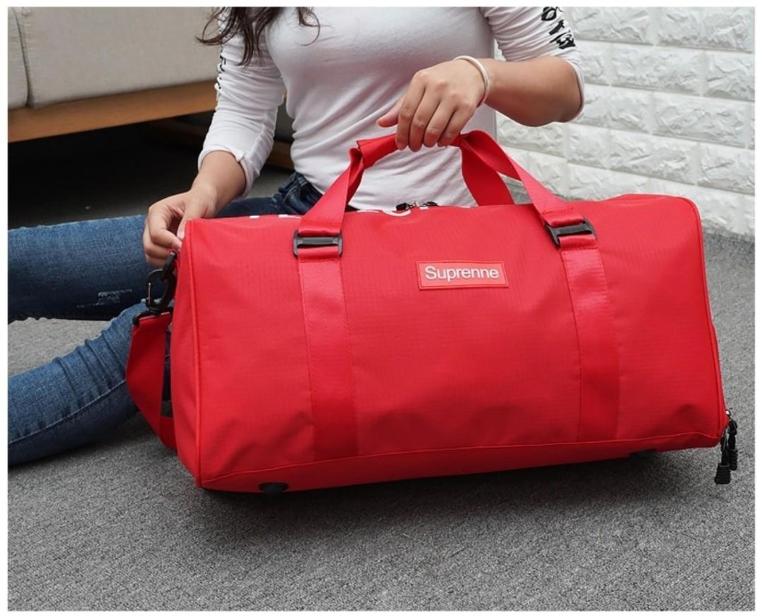 Max Supreme Red 1001 Duffel Without Wheels Red Price in India Flipkart