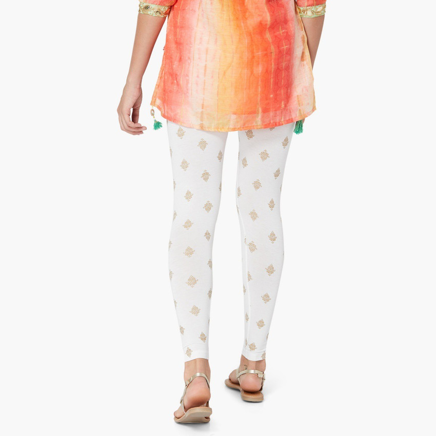 Melange printed leggings sale