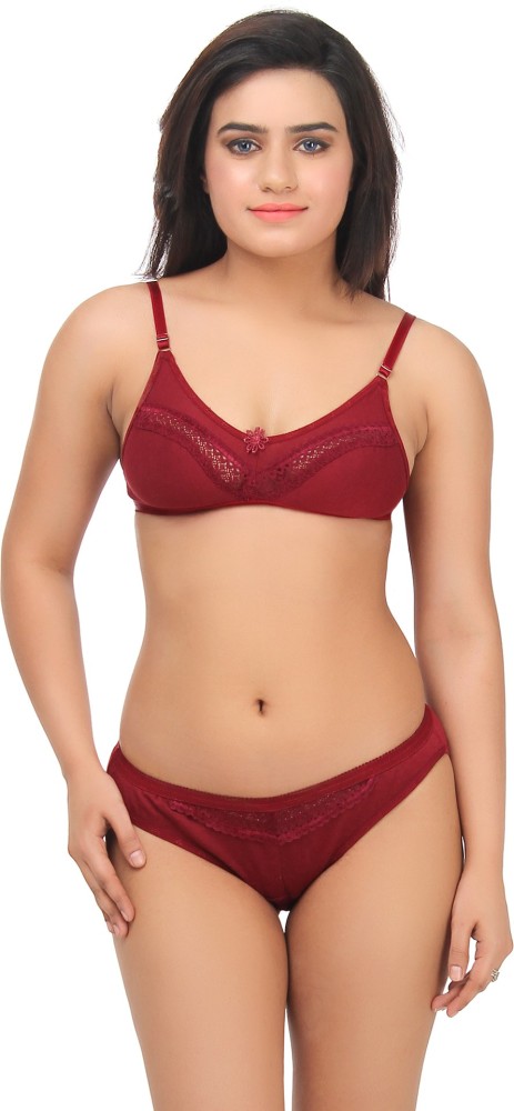 Buy online Lace Detailed Bras And Panty Set from lingerie for Women by  N-gal for ₹400 at 43% off