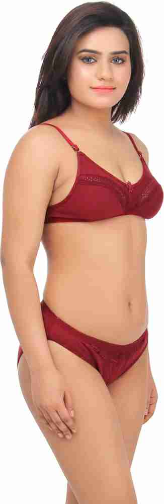 Buy Gujarish Pink Hosiery Bra Panty Set for Women Online In India At  Discounted Prices