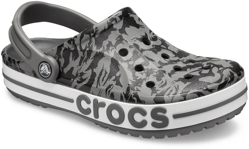 Black and grey deals crocs