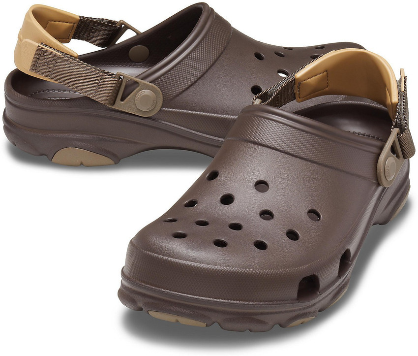 brown color crocs
