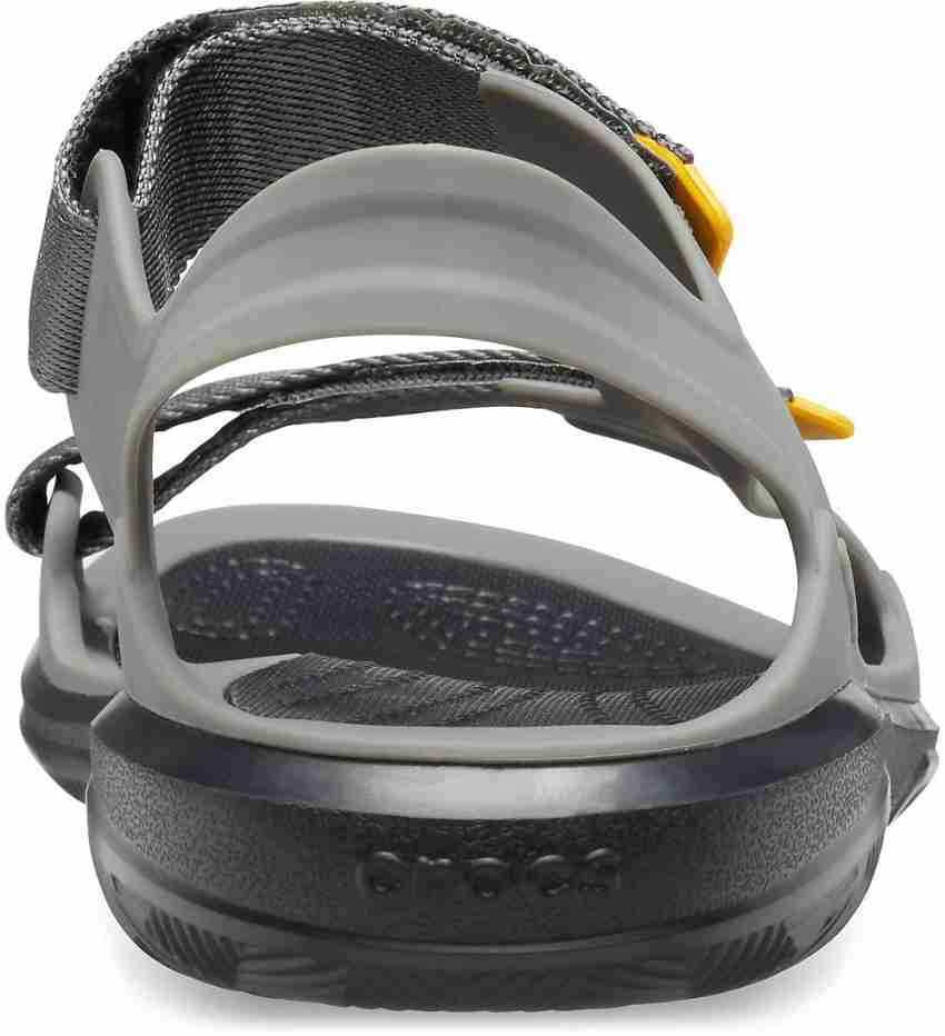 Crocs gray store croslite floater sandals