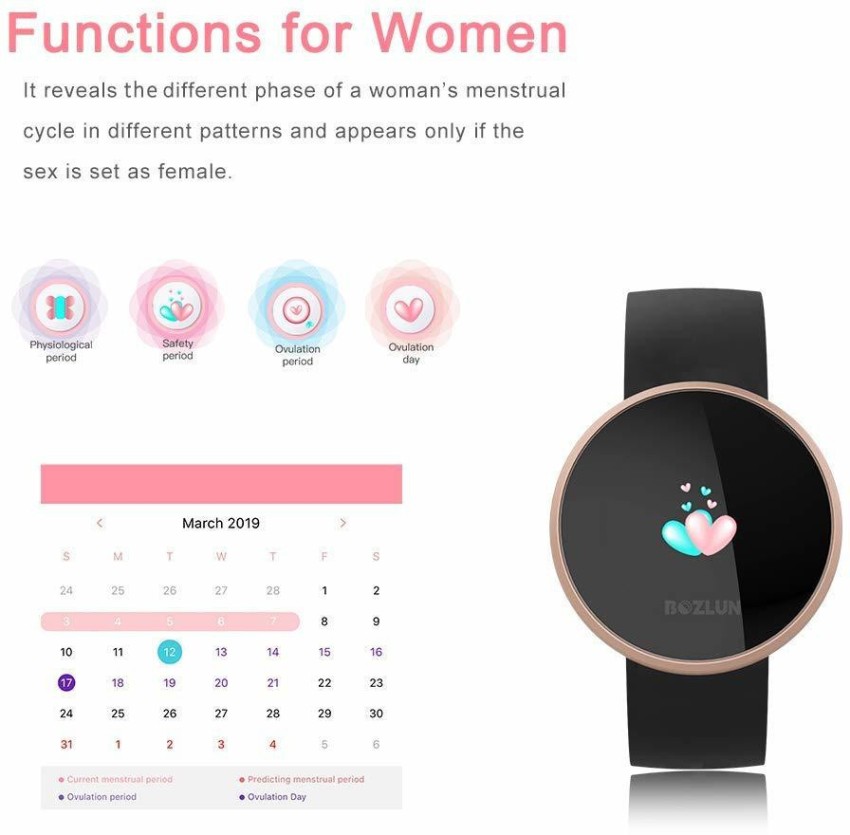 Bozlun smartwatch reloj inteligente para mujer new arrivals