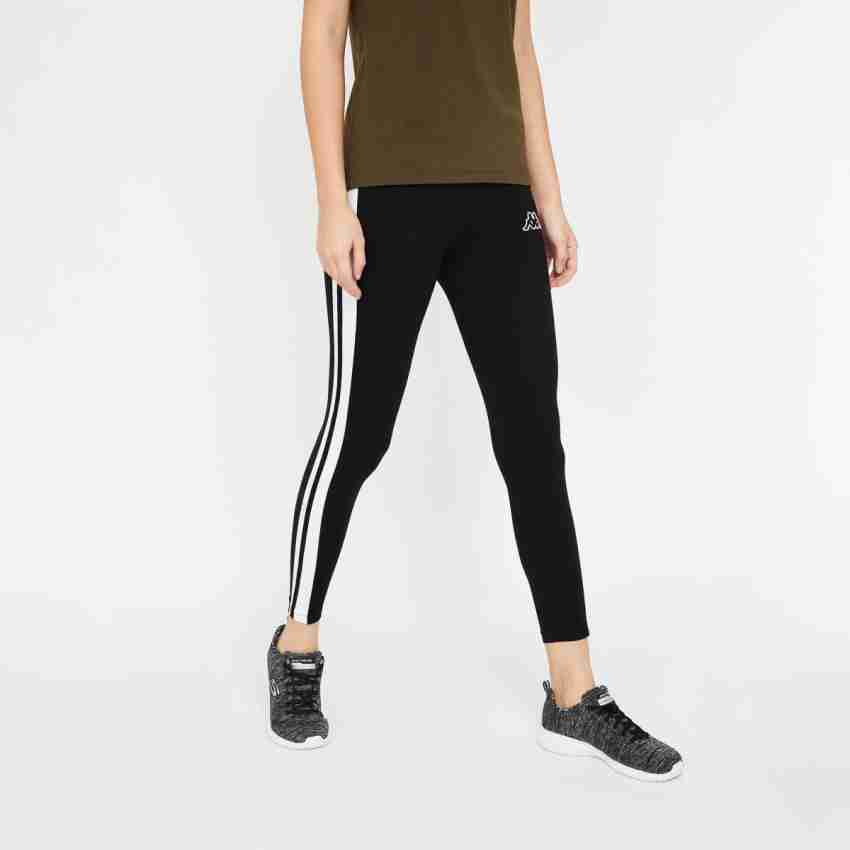 Kappa Solid Women Black Tights - Buy Kappa Solid Women Black Tights Online  at Best Prices in India