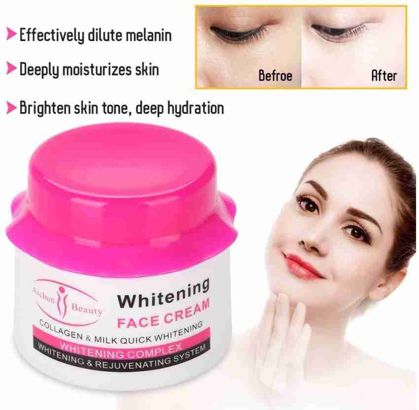 Aichun Beauty Whitening Face Cream Collagen Milk Quick