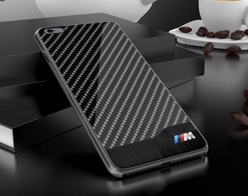 BMW Back Cover for iPhone 6 / iPhone 6S M SERIES Carbon Fiber Texture +  Aluminium Hard Case - BMW 