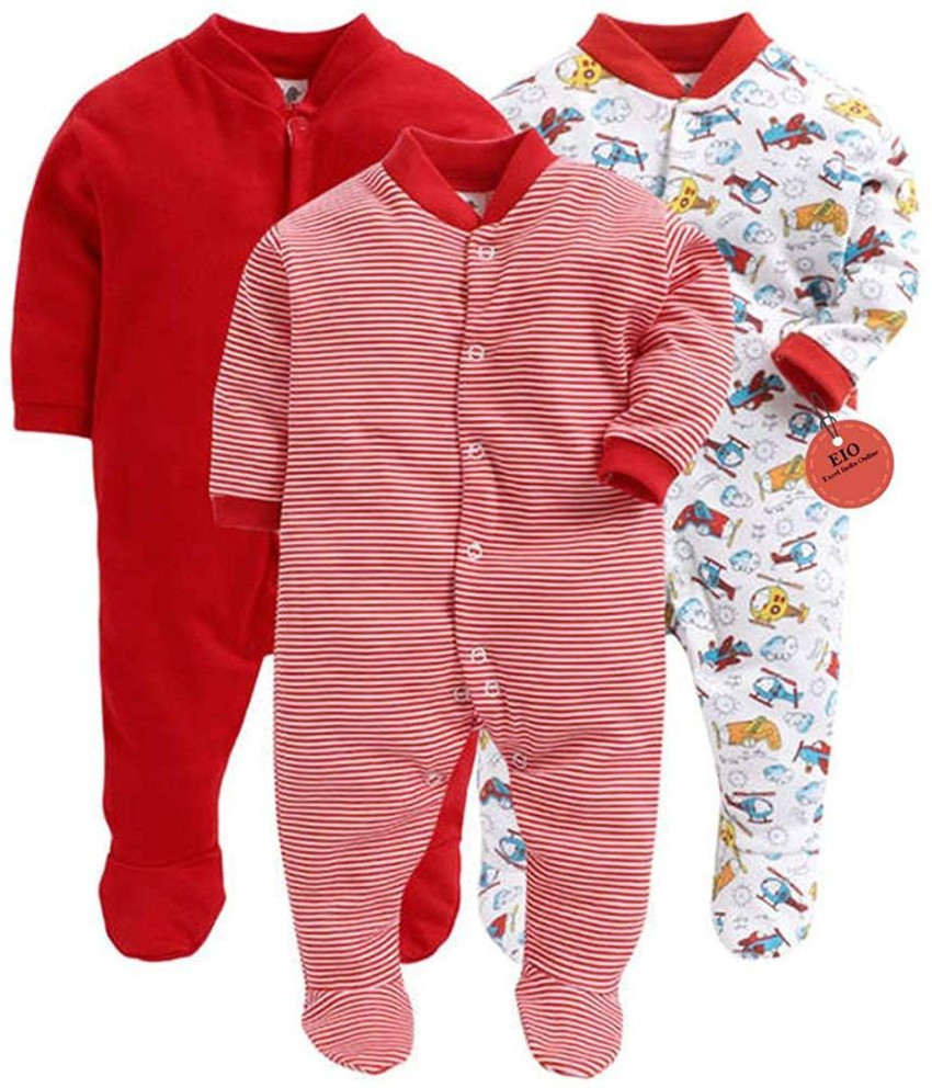 EIO Romper For Boys Girls Printed Pure Cotton Price in India Buy EIO Romper For Boys Girls Printed Pure Cotton online at Flipkart