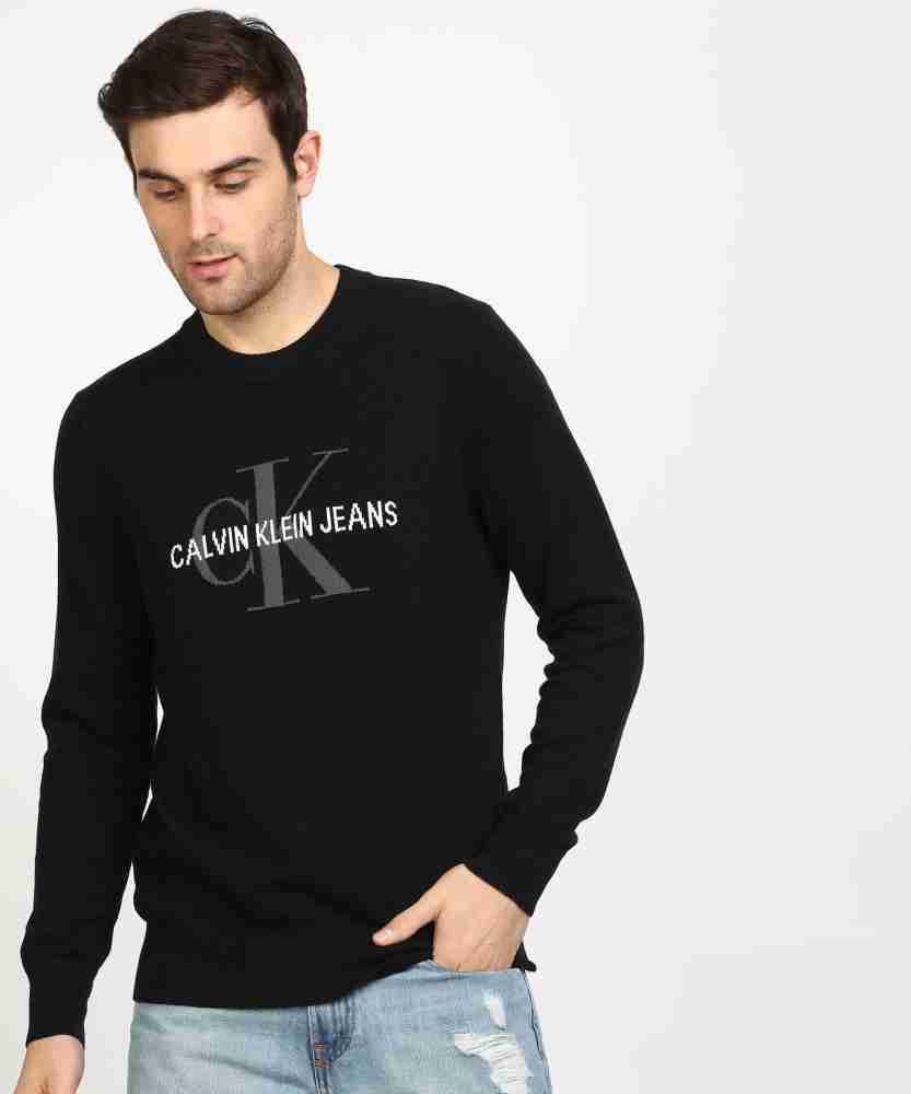 Calvin klein shop men's black sweater