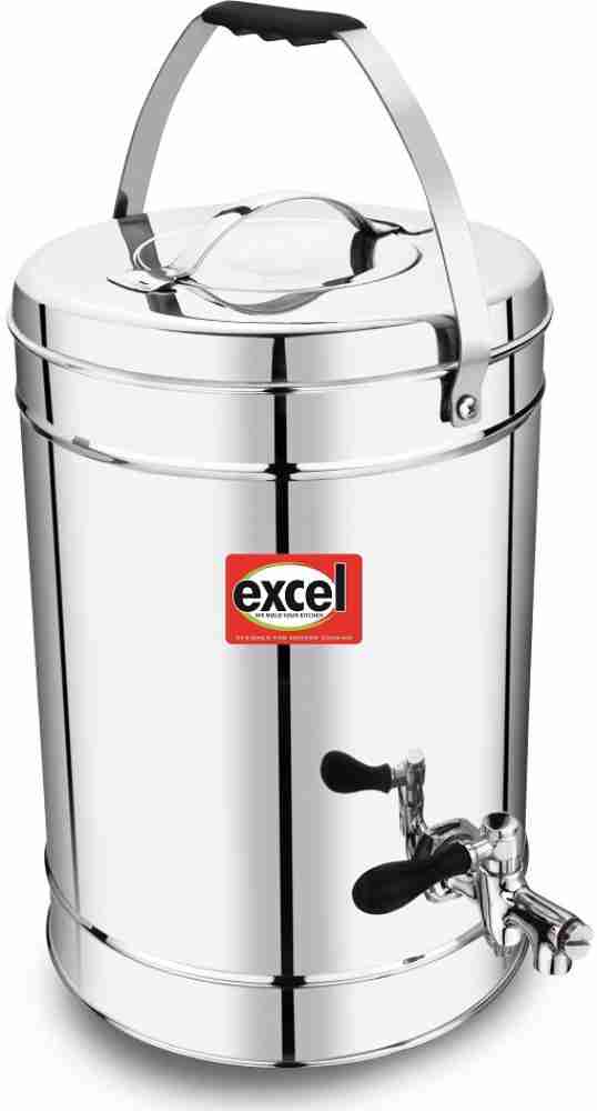 Stainless Steel Hammered Tea/Coffee Urn, Commercial Purpose, 15 Liters