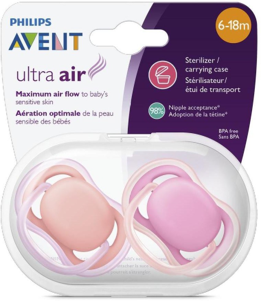 Chupete Philips Avent Ultra Air Soother Scf085/18 6-18m X2