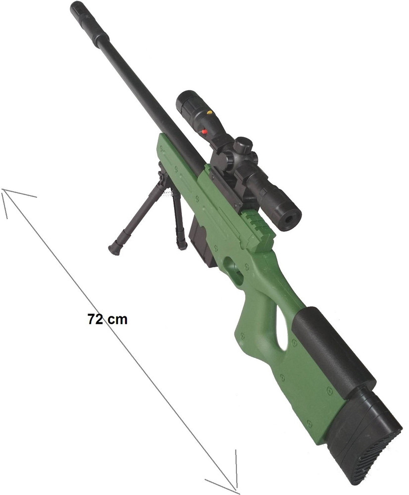 IndusBay PUBG AWM Sniper Rifle Toy Gun with 1000 Bullets Big