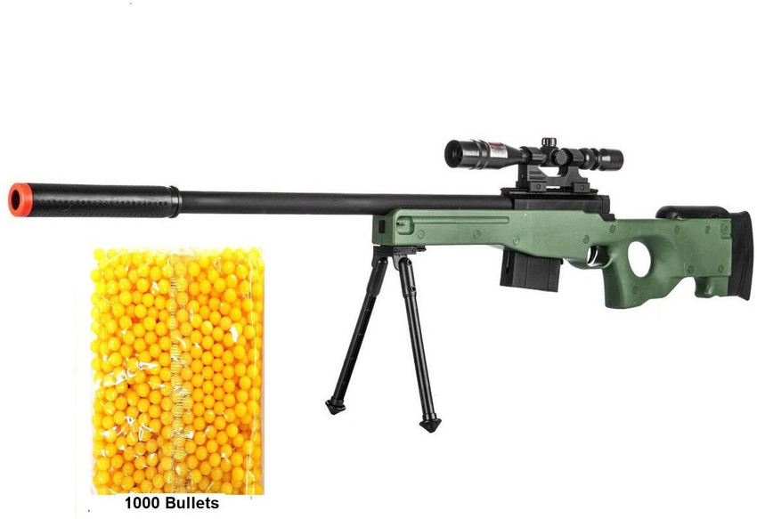 IndusBay PUBG AWM Sniper Rifle Toy Gun with 1000 Bullets Big