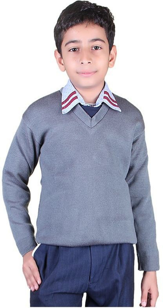JAIRTH BROTHERS Grey Uniform Sweater Price in India Buy JAIRTH