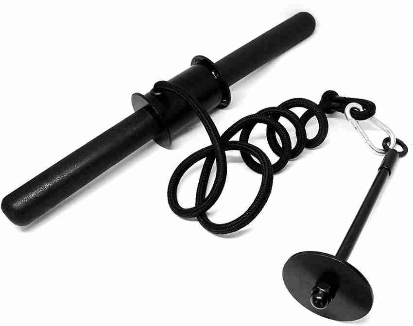 Prynkx Forearm Exerciser Wrist Roller with 1 Meter Nylon Rope