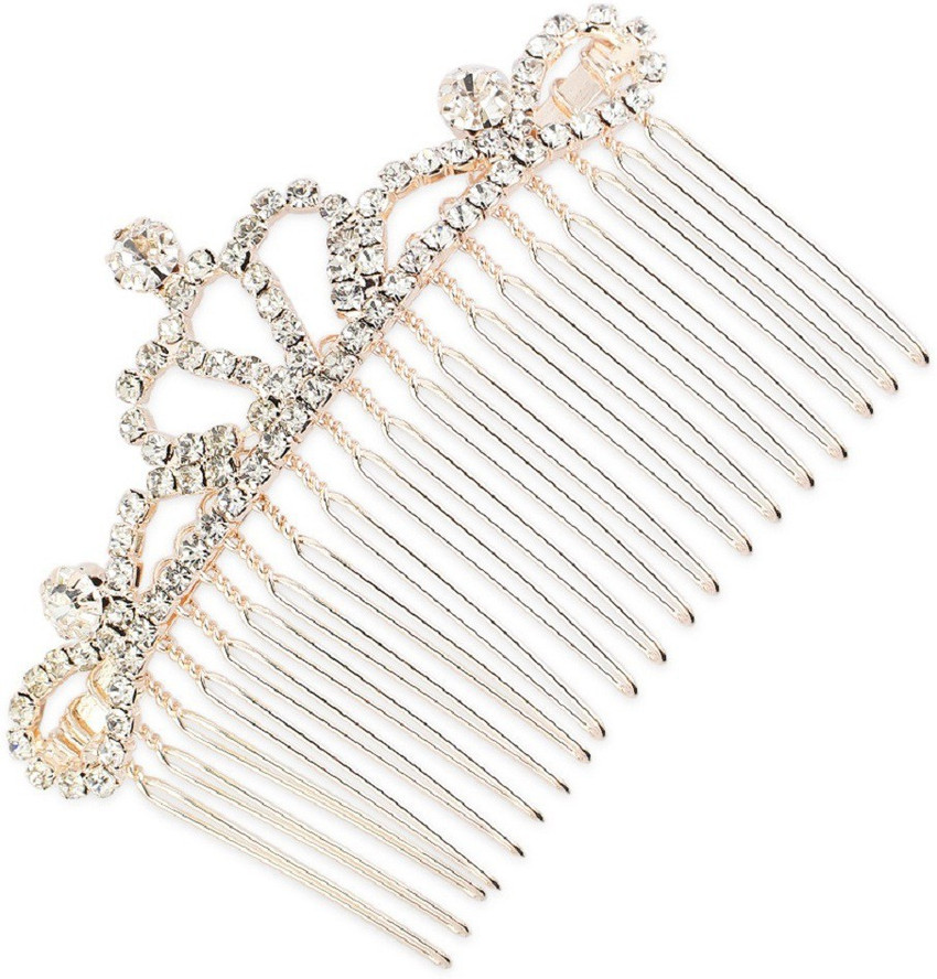 Crown hair comb top