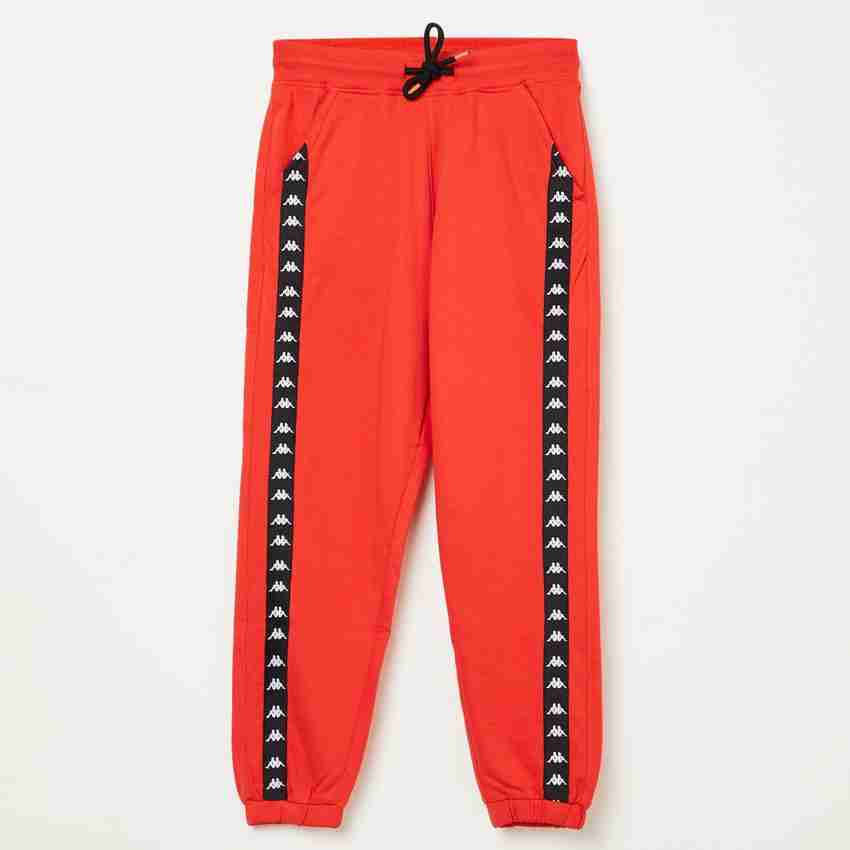 Orange kappa track 2025 pants