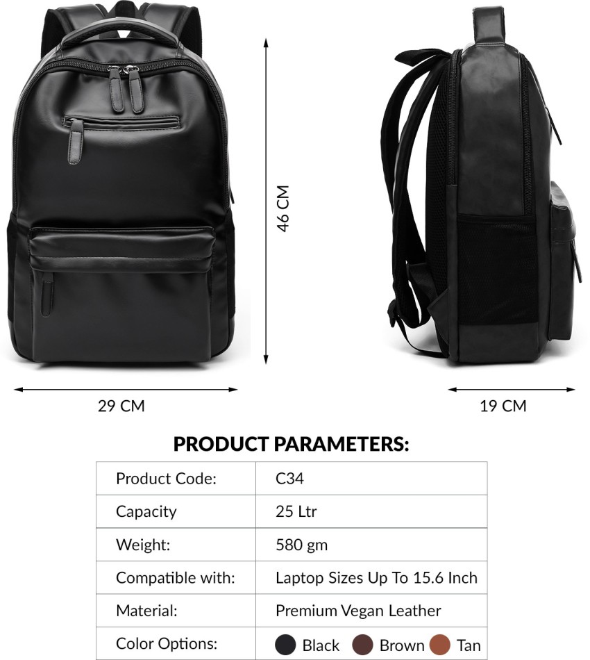 aircase leather backpack