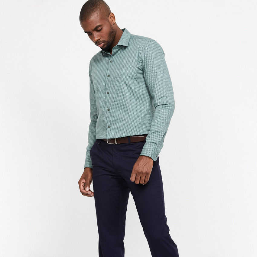 Turquoise shirt hot sale grey pants