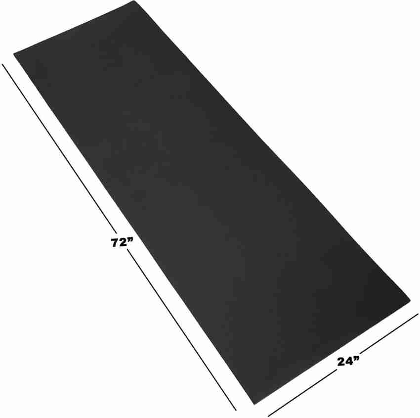 Plain Black Folding Yoga Mat at Rs 400/piece in Meerut