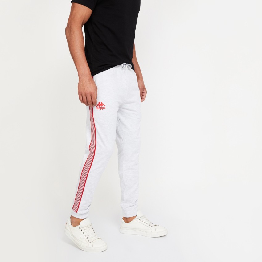 White deals kappa sweatpants