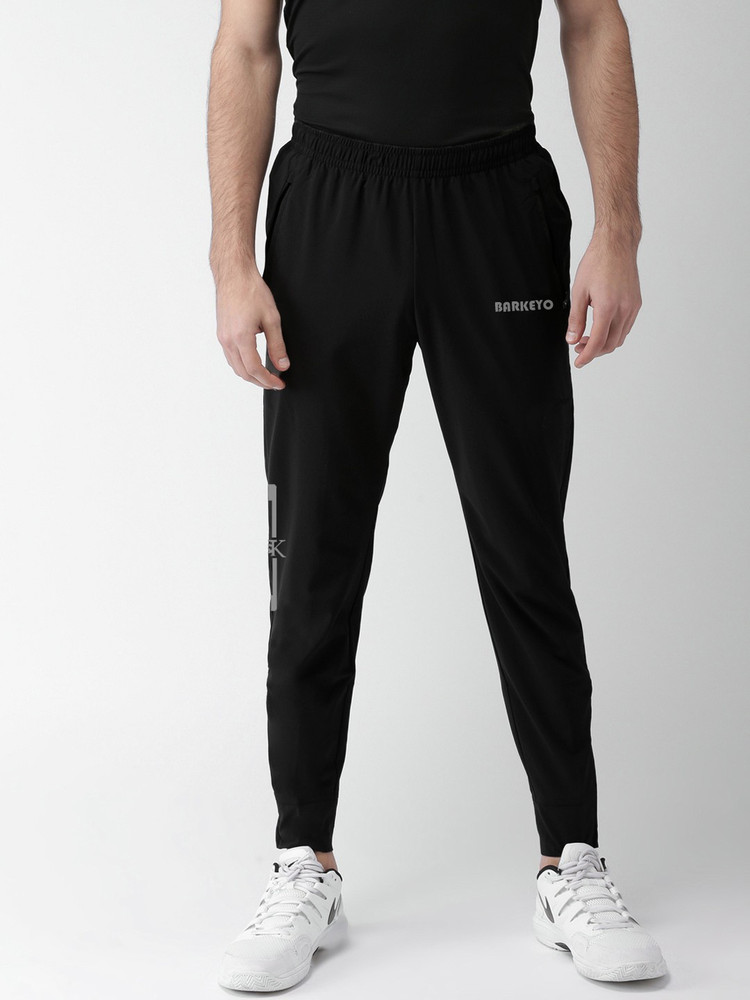 Barkeyo Solid Men Black Track Pants - Buy Barkeyo Solid Men Black Track  Pants Online at Best Prices in India | Flipkart.com