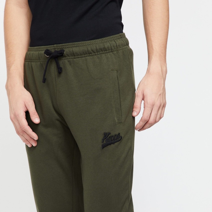 Kappa olive deals track pants