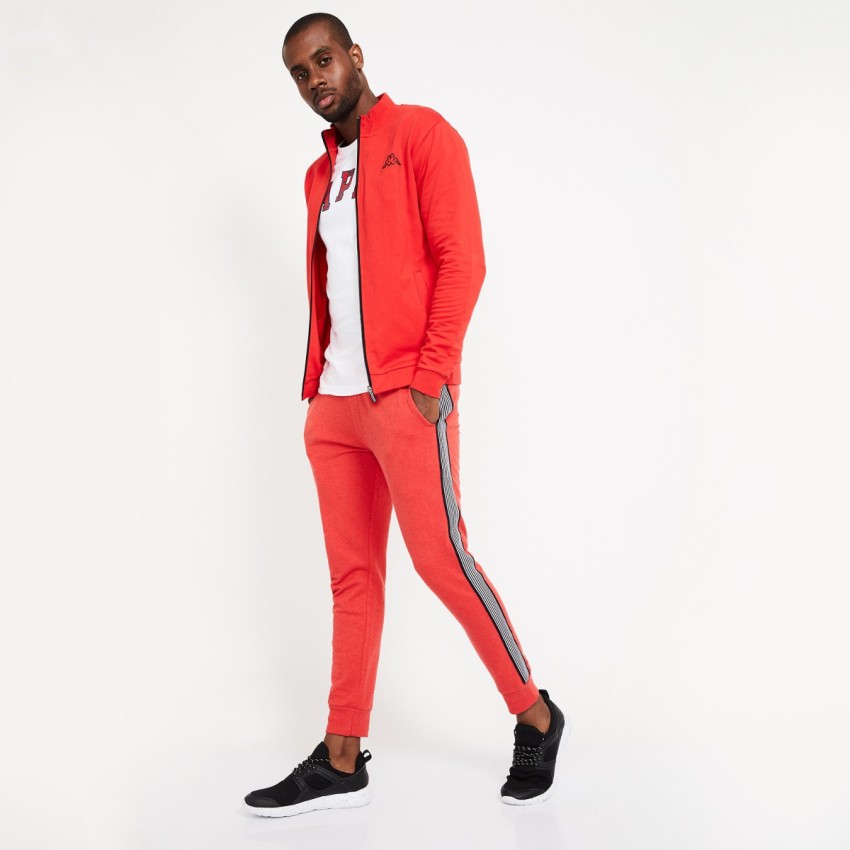 Red nike tracksuit sales men