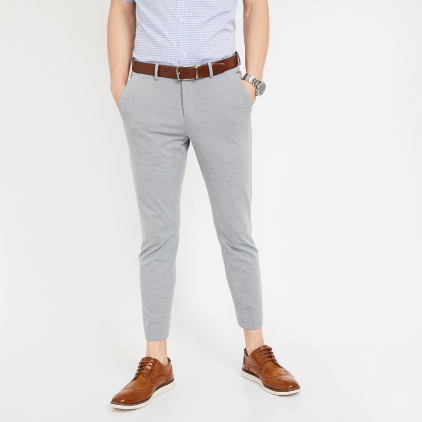 ASOS Super Skinny Smart Cropped Trousers in Grey for Men  Lyst Canada