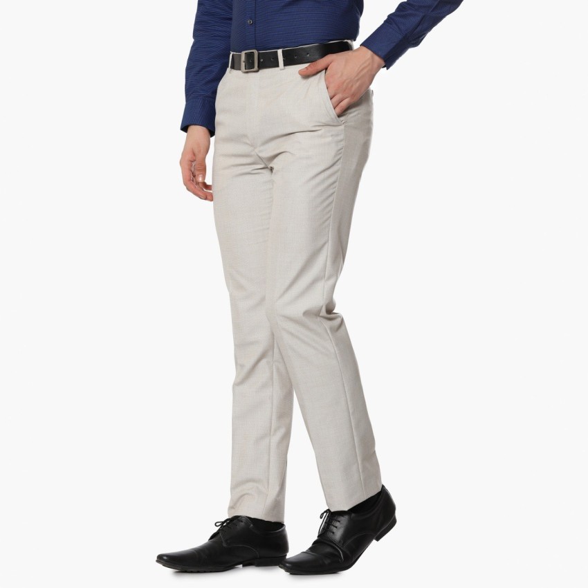 Code by Lifestyle Navy Regular Fit Trousers