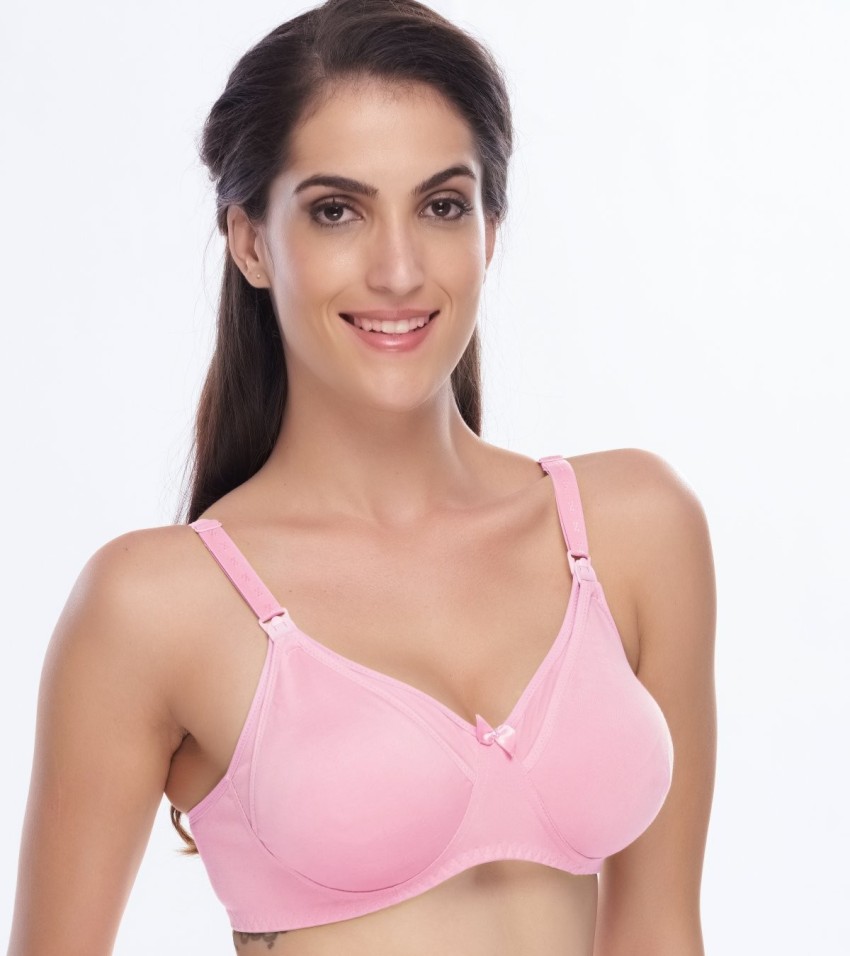 Buy DAISY DEE Pink Solid Pure Cotton Bra Online at Best Prices in India -  JioMart.