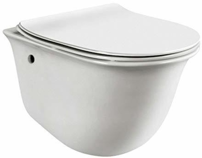 Rimless Toilet Seat  Rimless Wall-Hung Toilet with Slim UF Seat