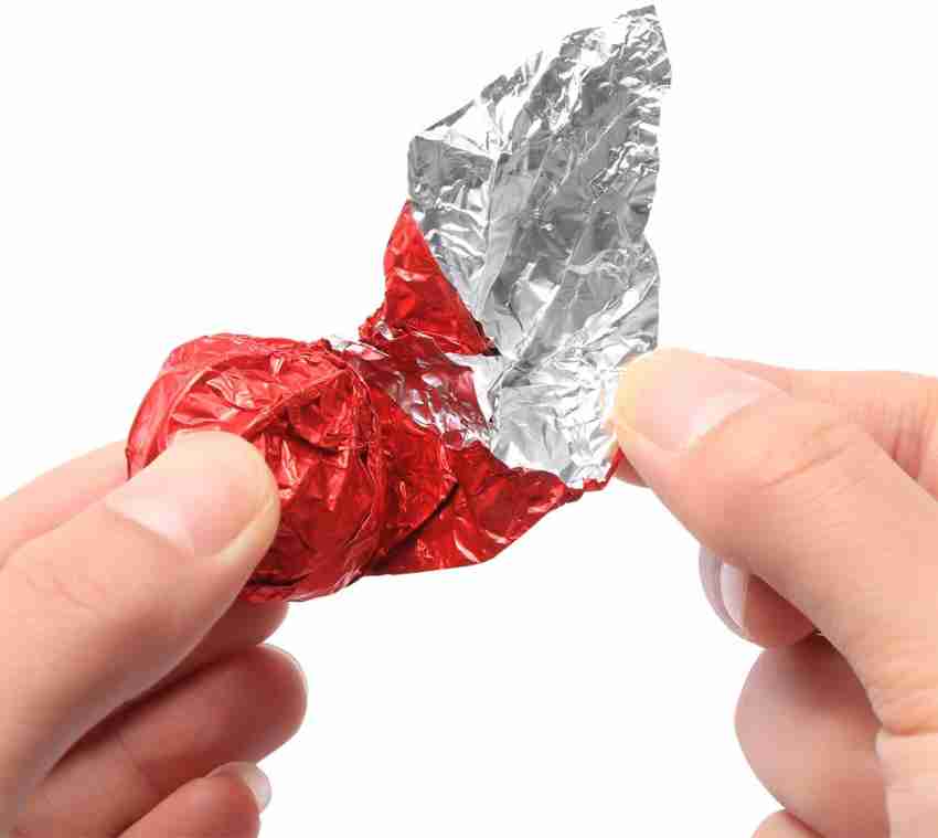 200pcs Square Gold Aluminium Foil Paper Candy Wrappers Chocolate