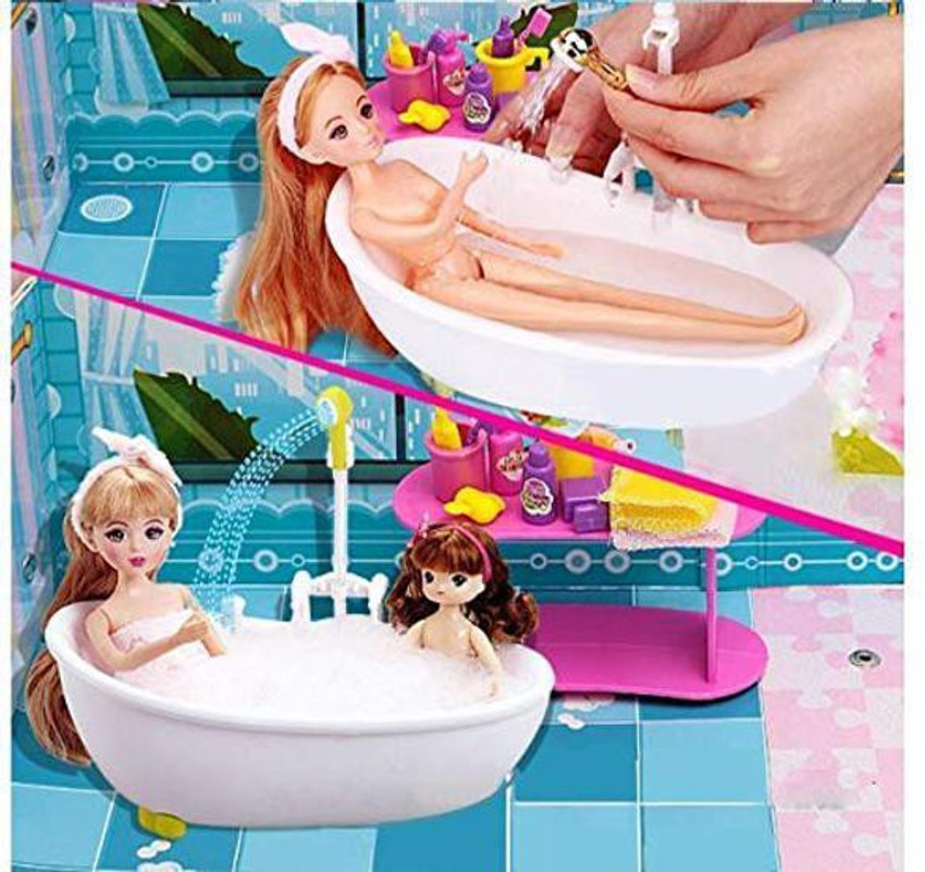 Bestie Toys Children Dream Bathtub Set Baby Bathroom With