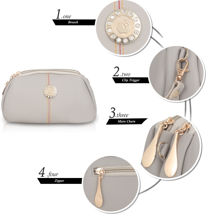 Audrey Handbag: Designer Satchel, Pink Leather/Grey Stitch