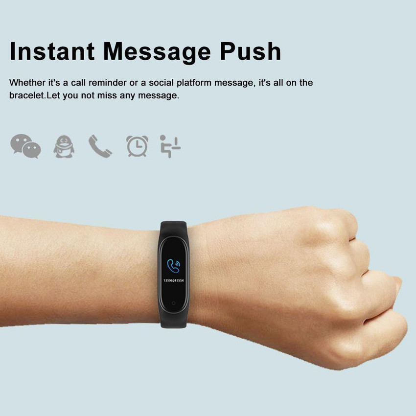Hypex m4 waterproof shop fitness smart band