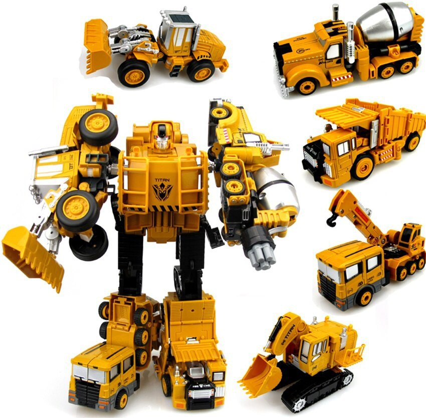 Construction sales transformers toys