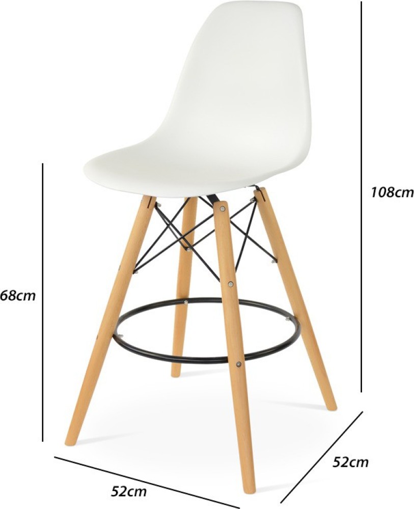 Finch Fox Charles Eames Style Seat Height Plastic Modern Counter