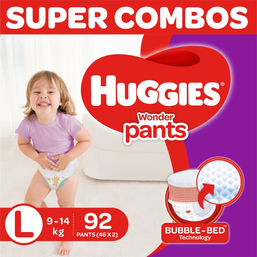 Buy Huggies Wonder Pants Large Size Diapers 32 Count  Huggies Wonder  Pants Large Size Diapers 20 Count Online at Low Prices in India  Amazon in