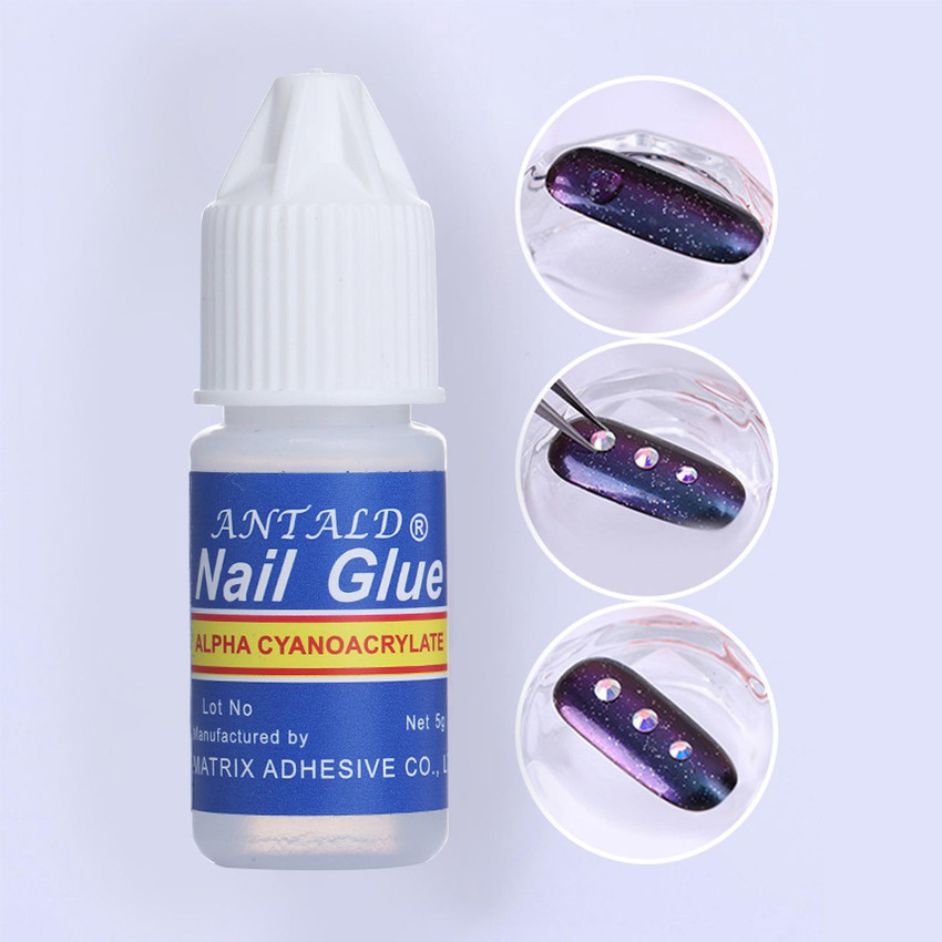 BEAUTRISTRO Waterproof Nail Glue for Artificial Nail