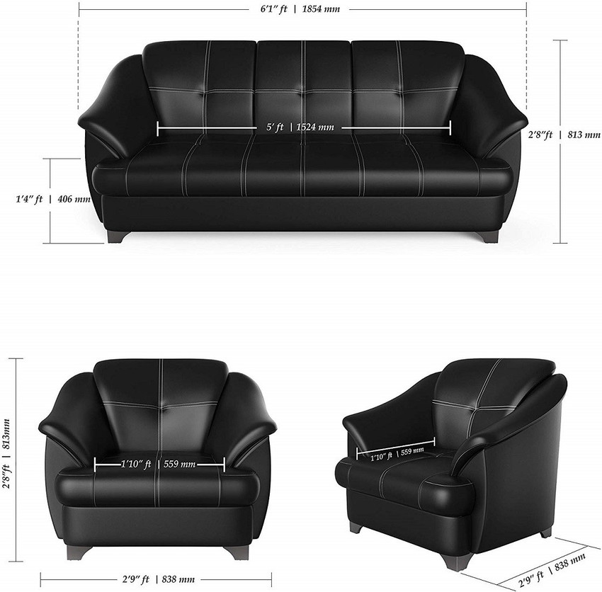Gnanitha leather sofa deals