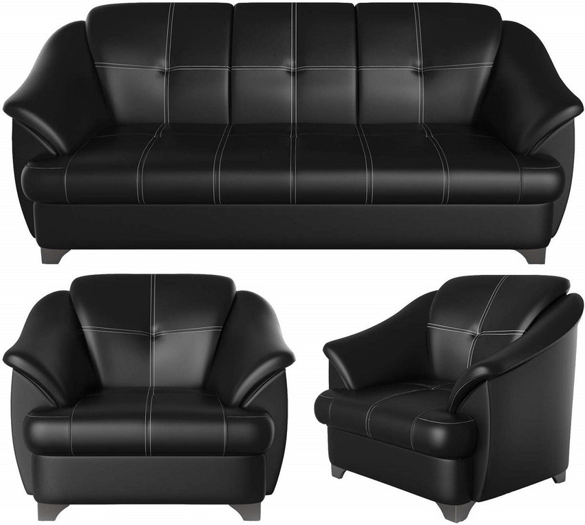 Leather sofa outlet set flipkart