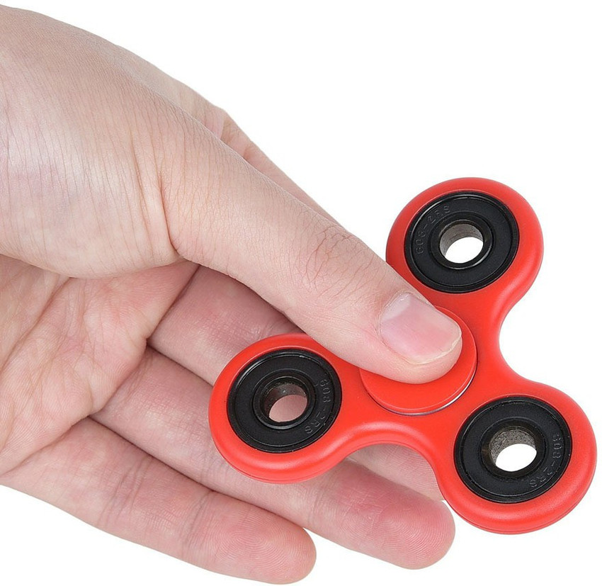 DRUMSTONE Anti Stress Metal Fidget Hand Wind Spinner for Children